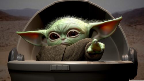 Baby Yoda Desktop Wallpaper