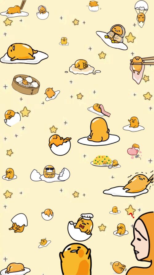 Background Gudetama Wallpaper