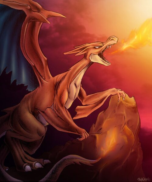 Background Charizard Wallpaper