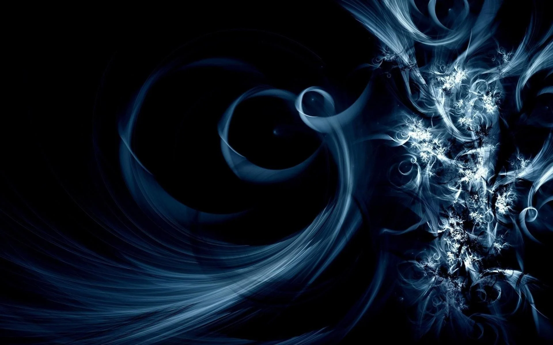 Dark Blue Desktop Wallpaper