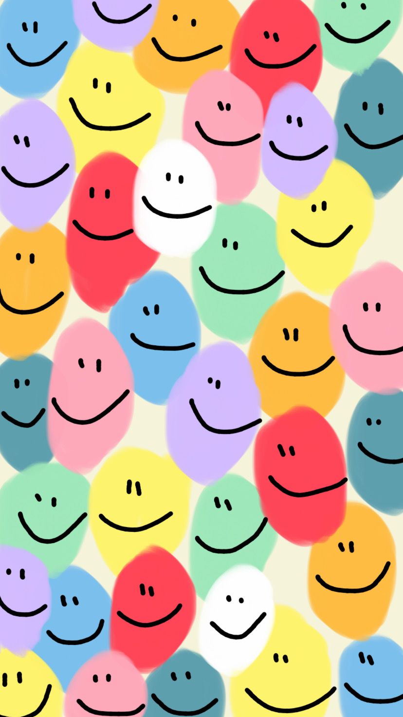 Background Smiley Face Wallpaper