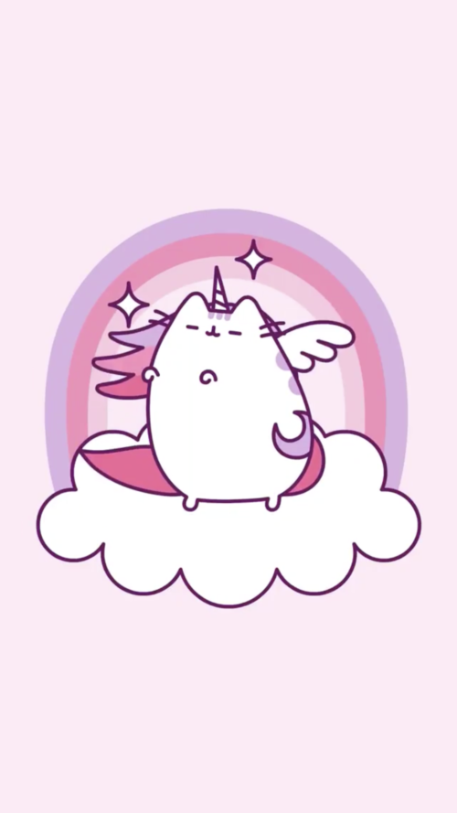 Background Pusheen Wallpaper