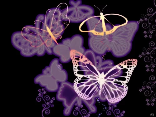 Background Butterfly Wallpaper