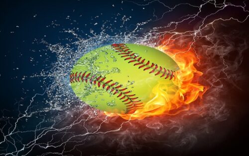 Softball Desktop Wallpaper