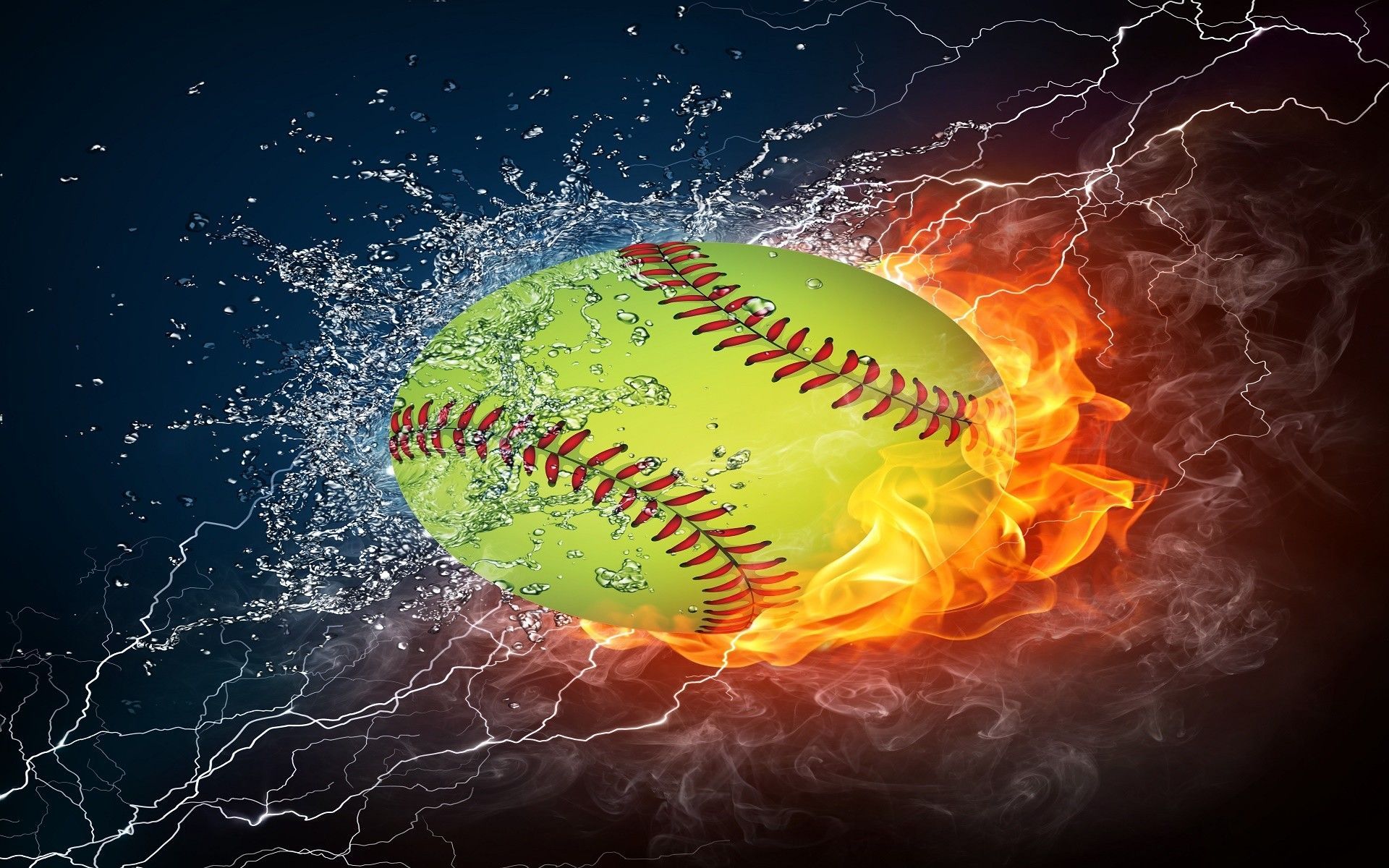 Softball Desktop Wallpaper