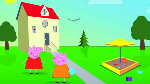 Peppa Pig House Desktop Wallpaper