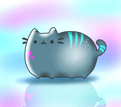 Background Pusheen Wallpaper