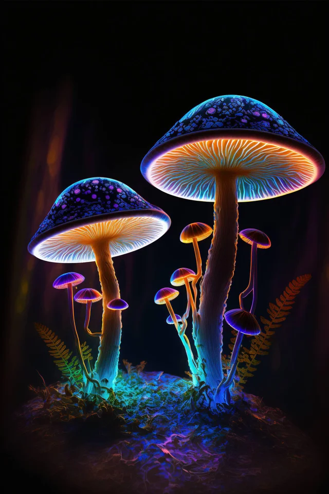 Background Mushroom Wallpaper