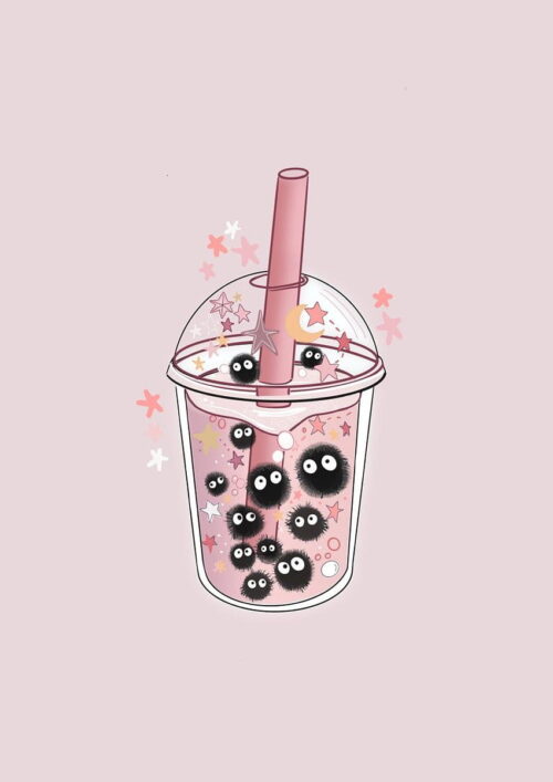 Background Boba Wallpaper