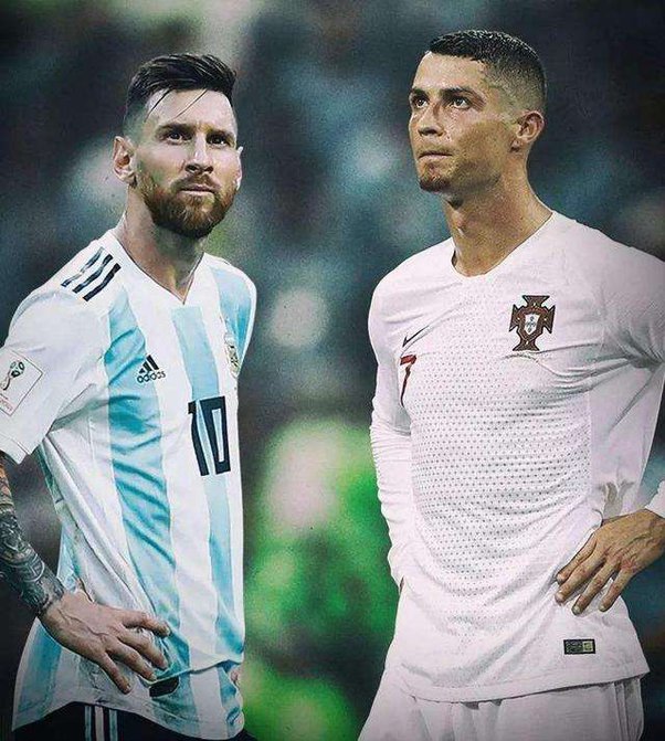 Background Messi And Ronaldo Wallpaper