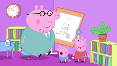 Peppa Pig House Desktop Wallpaper