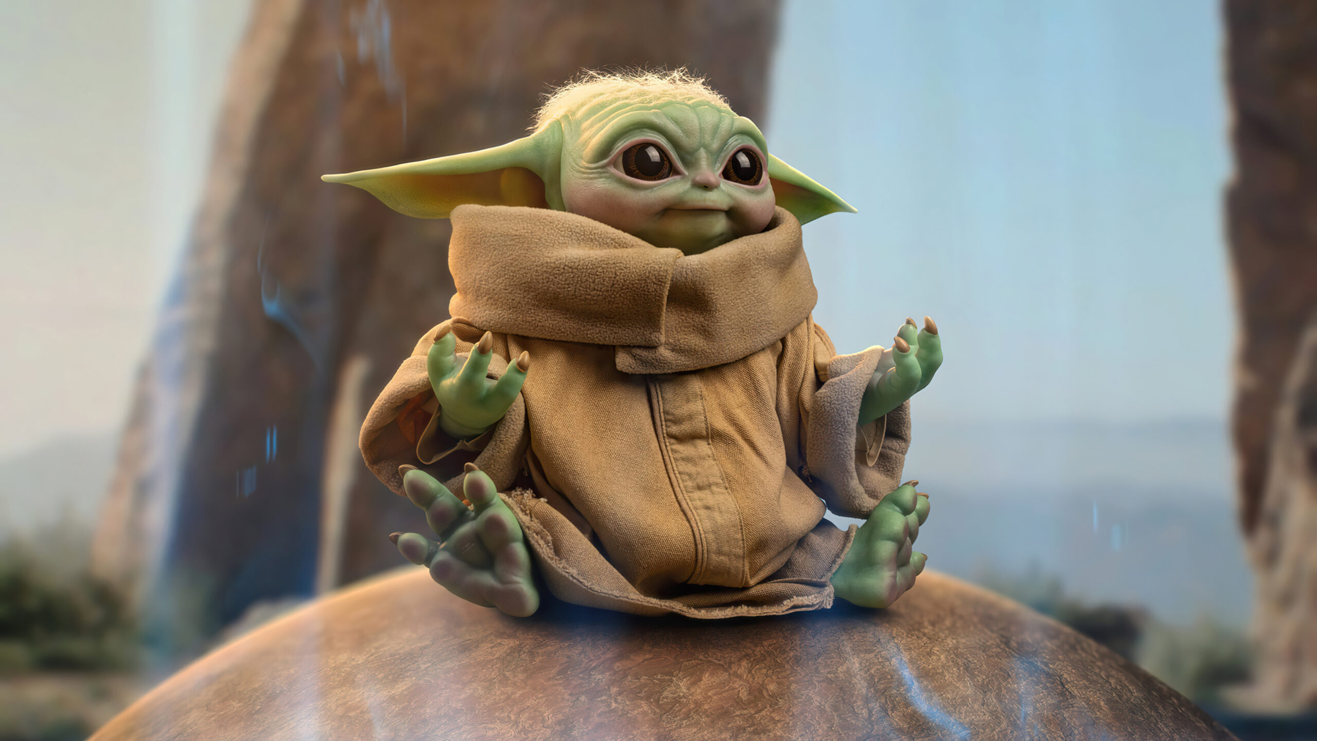 Baby Yoda Desktop Wallpaper