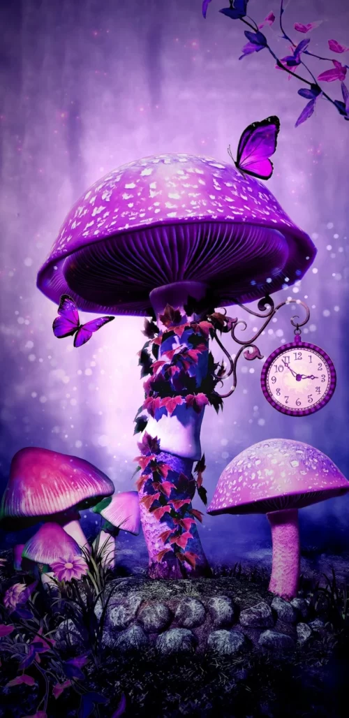 Background Mushroom Wallpaper