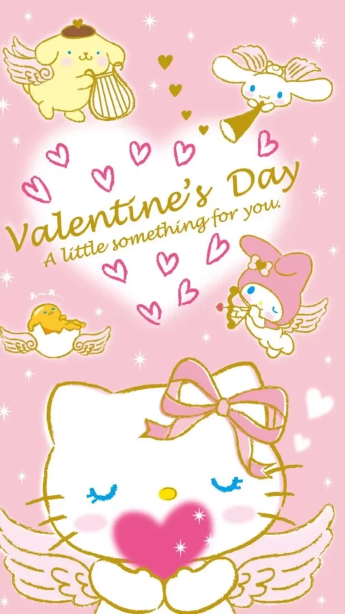 Hello Kitty Valentines Wallpaper