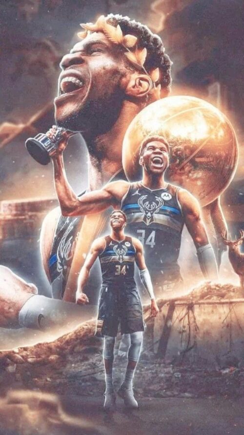 Background Giannis Antetokounmpo Wallpaper