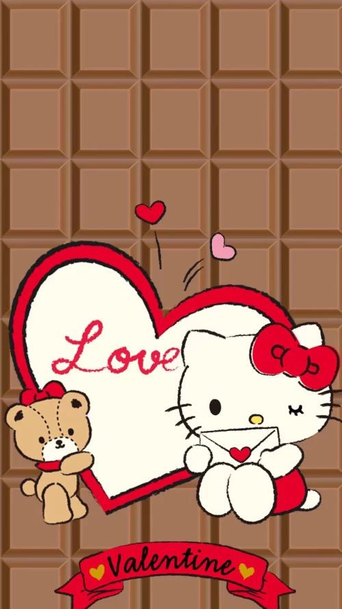 Hello Kitty Valentines Wallpaper