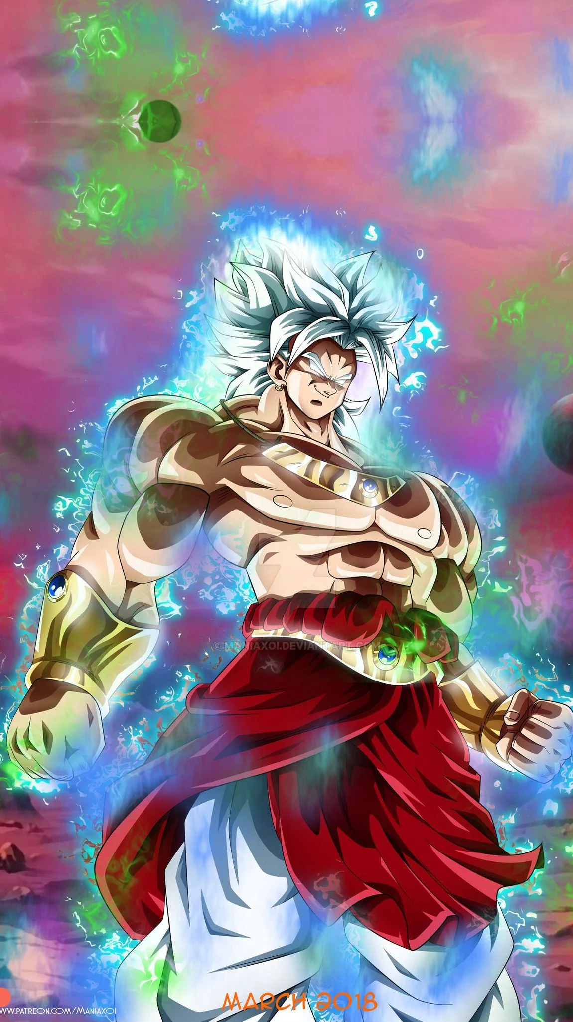 Background Broly Wallpaper