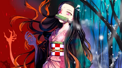 Nezuko Desktop Wallpaper