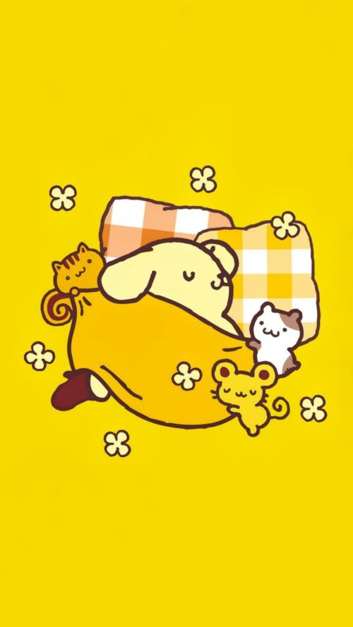 Background Pompompurin Wallpaper