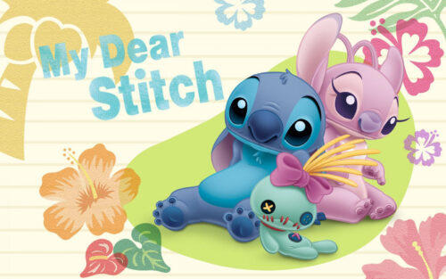 Stitch And Angel Desktop Wallpaper