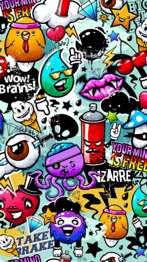 Background Graffiti Wallpaper