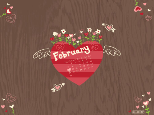 February Desktop Wallpaper