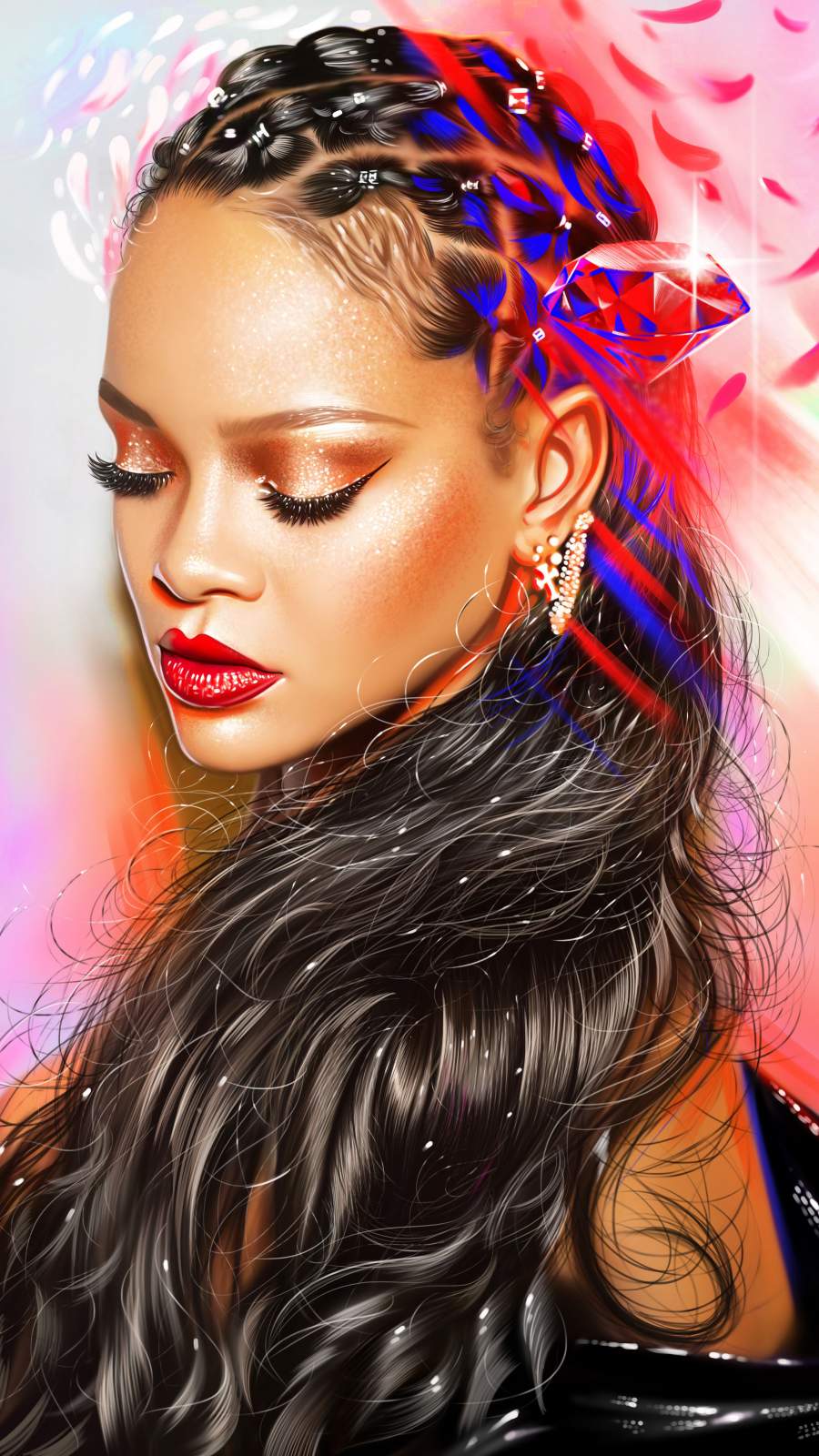 Background Rihanna Wallpaper