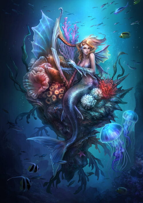 Background Mermaid Wallpaper