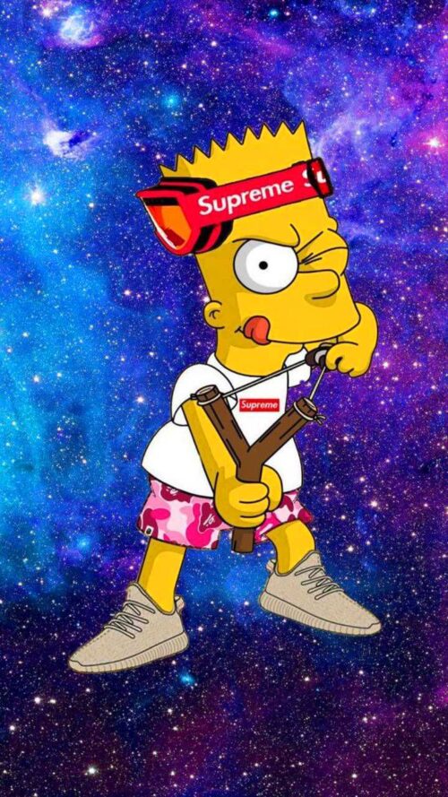 Background Bart Simpson Wallpaper