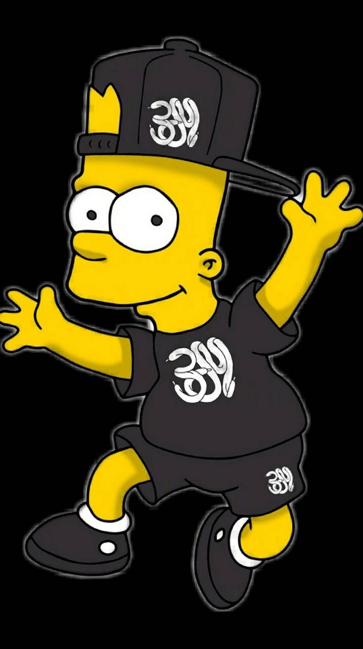 Bart Simpson, cartoon, HD phone wallpaper