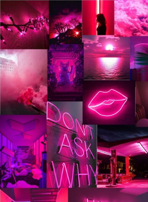 Background Hot Pink Wallpaper