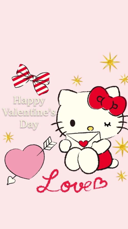 Hello Kitty Valentines Wallpaper