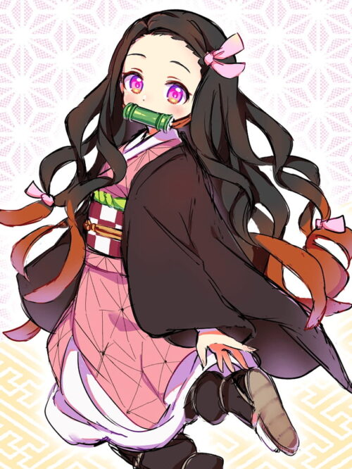 Background Nezuko Wallpaper