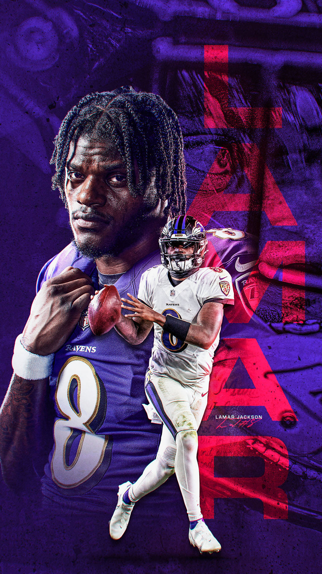 Background Lamar Jackson Wallpaper - EnWallpaper