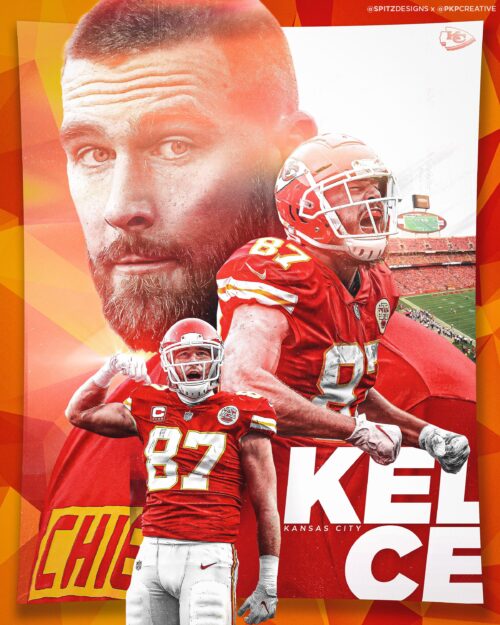 Background Travis Kelce Wallpaper