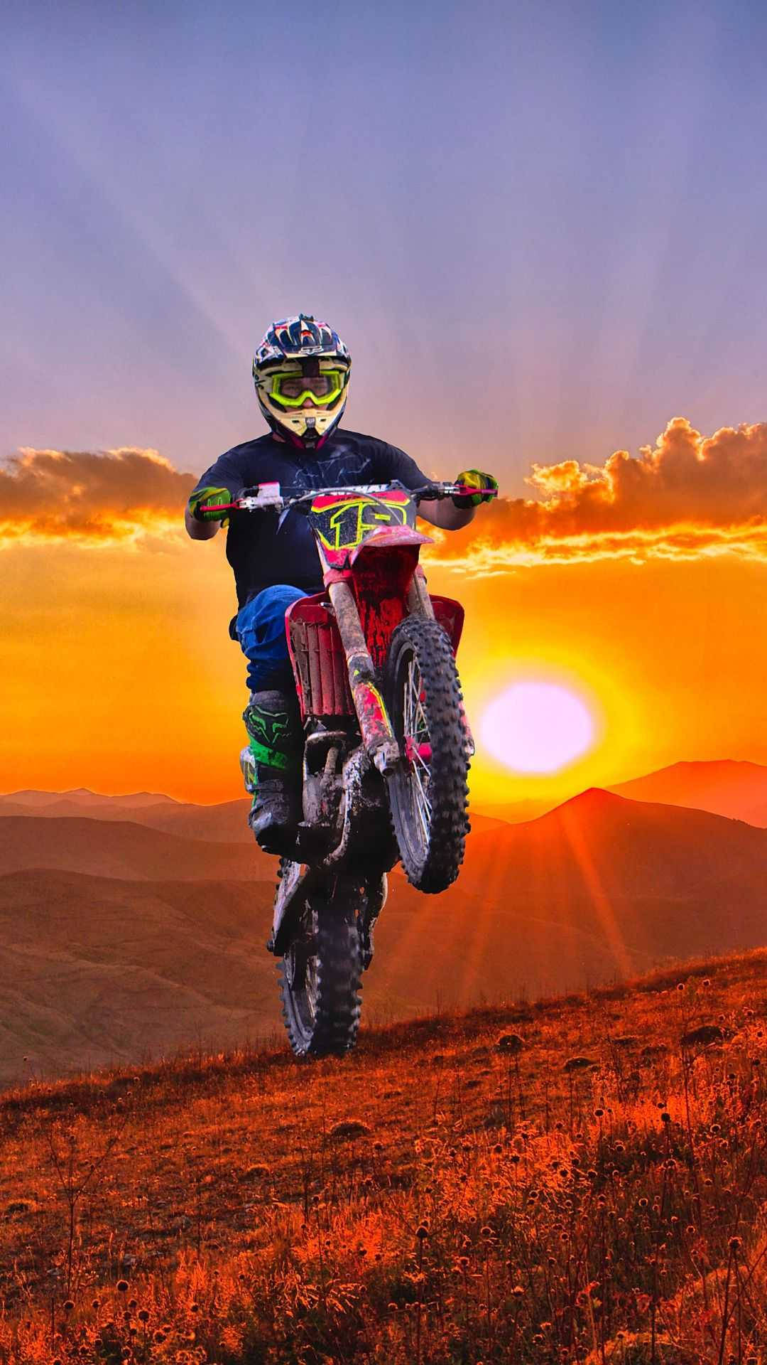 Background Dirt Bike Wallpaper