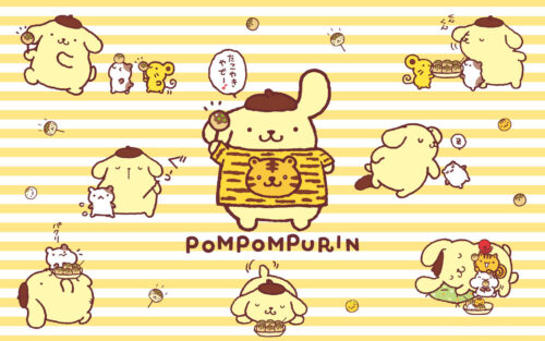 Pompompurin Desktop Wallpaper