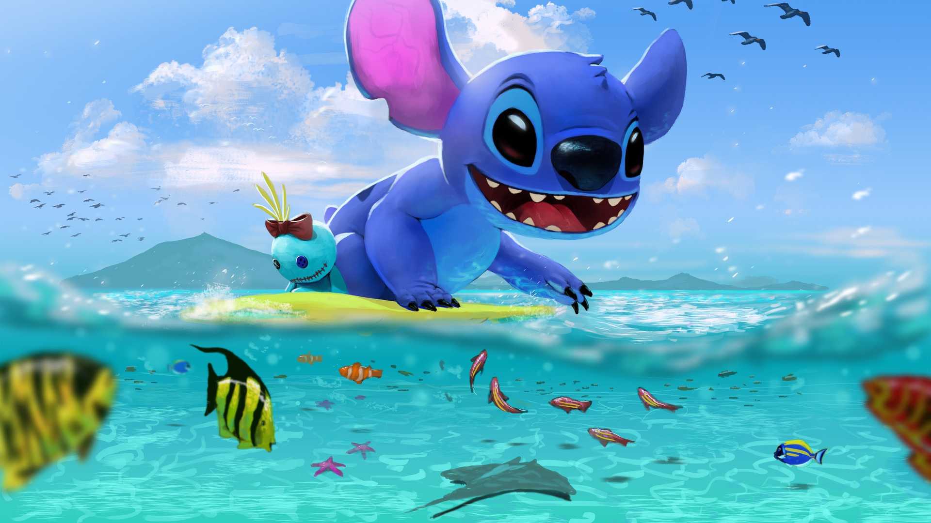 Stitch Desktop Wallpaper