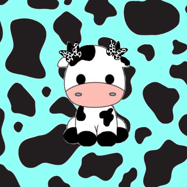 Background Cow Print Wallpaper