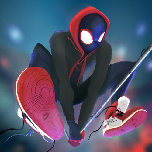 Background Miles Morales Wallpaper