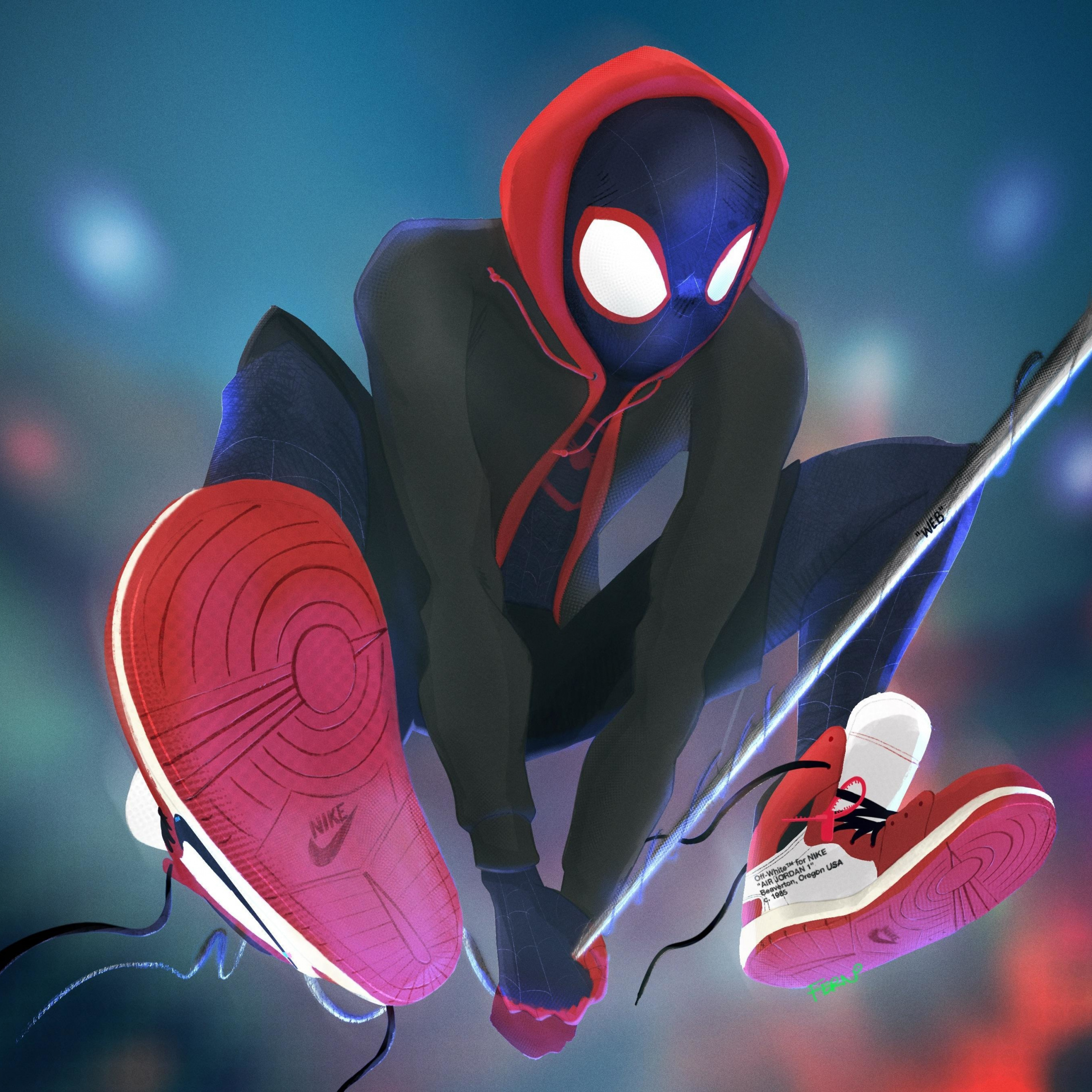 Background Miles Morales Wallpaper