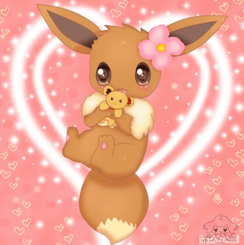 Background Eevee Wallpaper