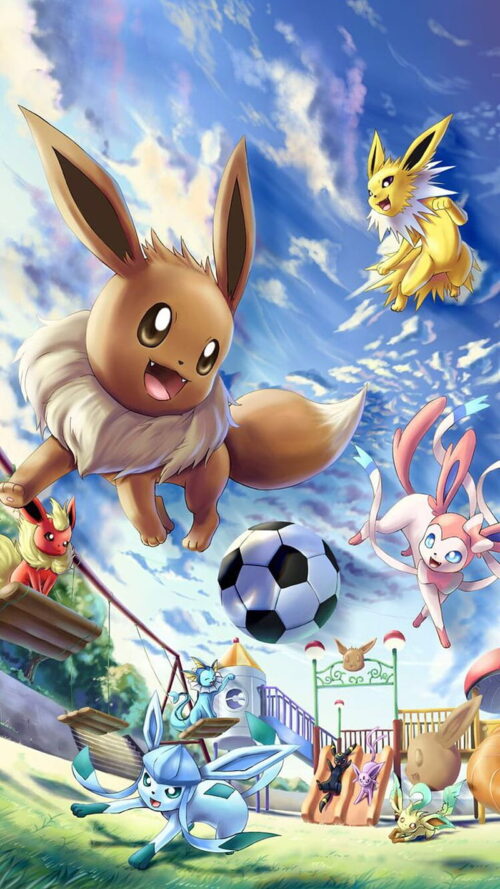 Background Eevee Wallpaper