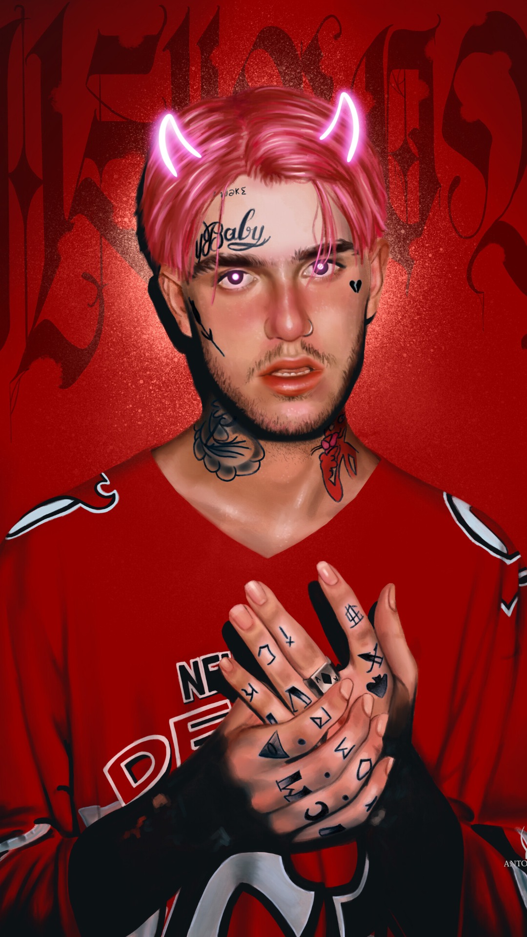 Background Lil Peep Wallpaper