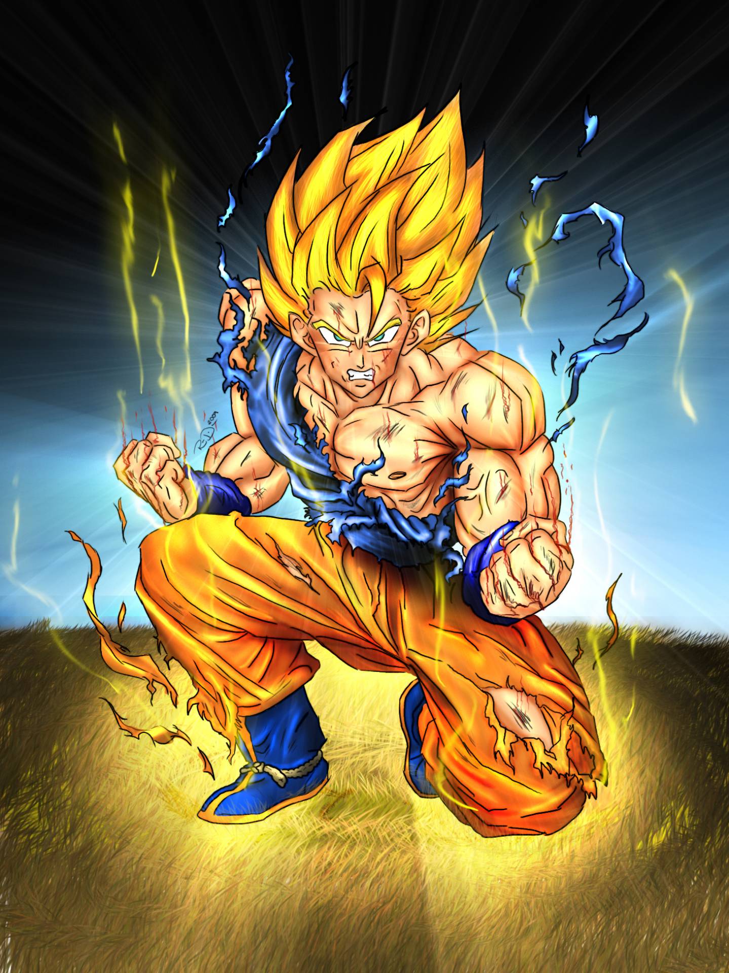 Supersaiyan Dragonballz Wallpaper,HD Anime Wallpapers,4k Wallpapers,Images, Backgrounds,Photos and Pictures