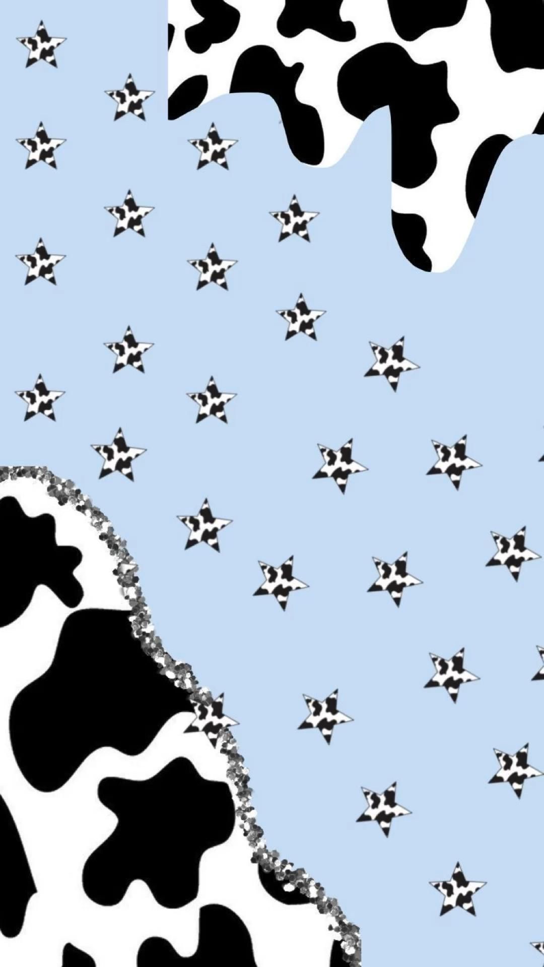aesthetic cow print wallpaper iphone