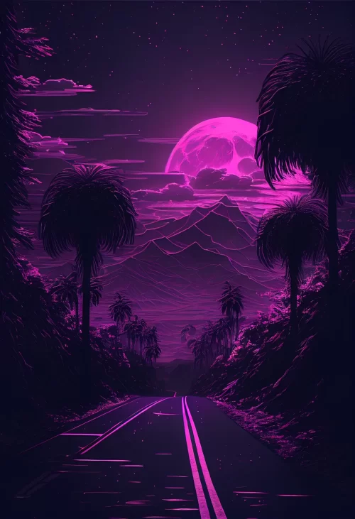 Background Purple Aesthetic Wallpaper