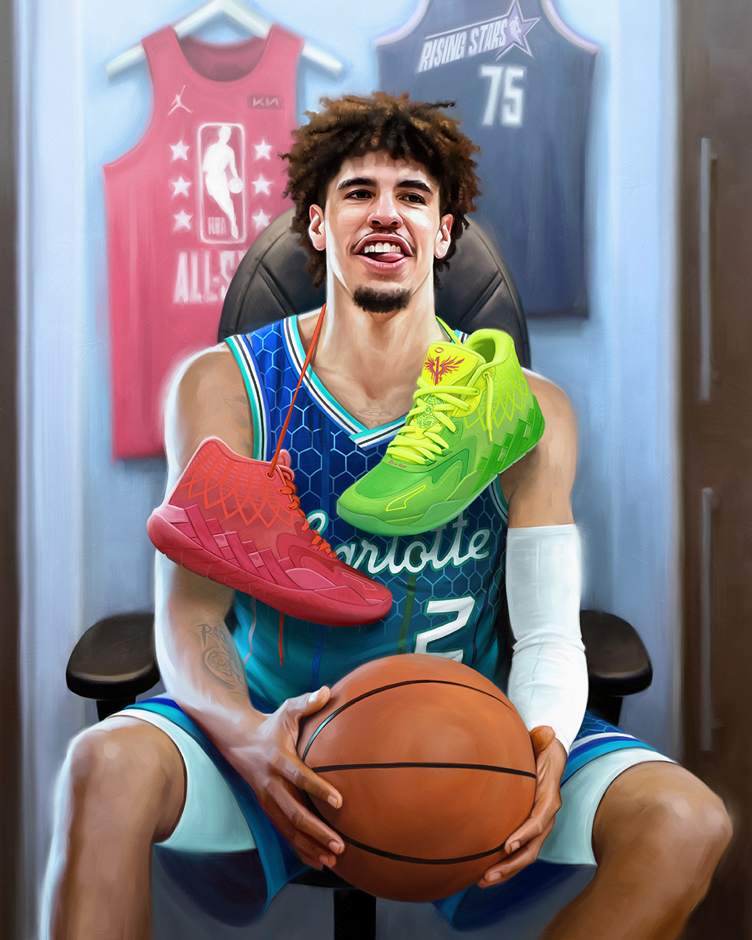 Background Lamelo Ball Wallpaper