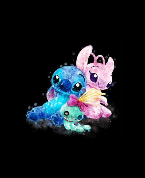 Background Stitch And Angel Wallpaper