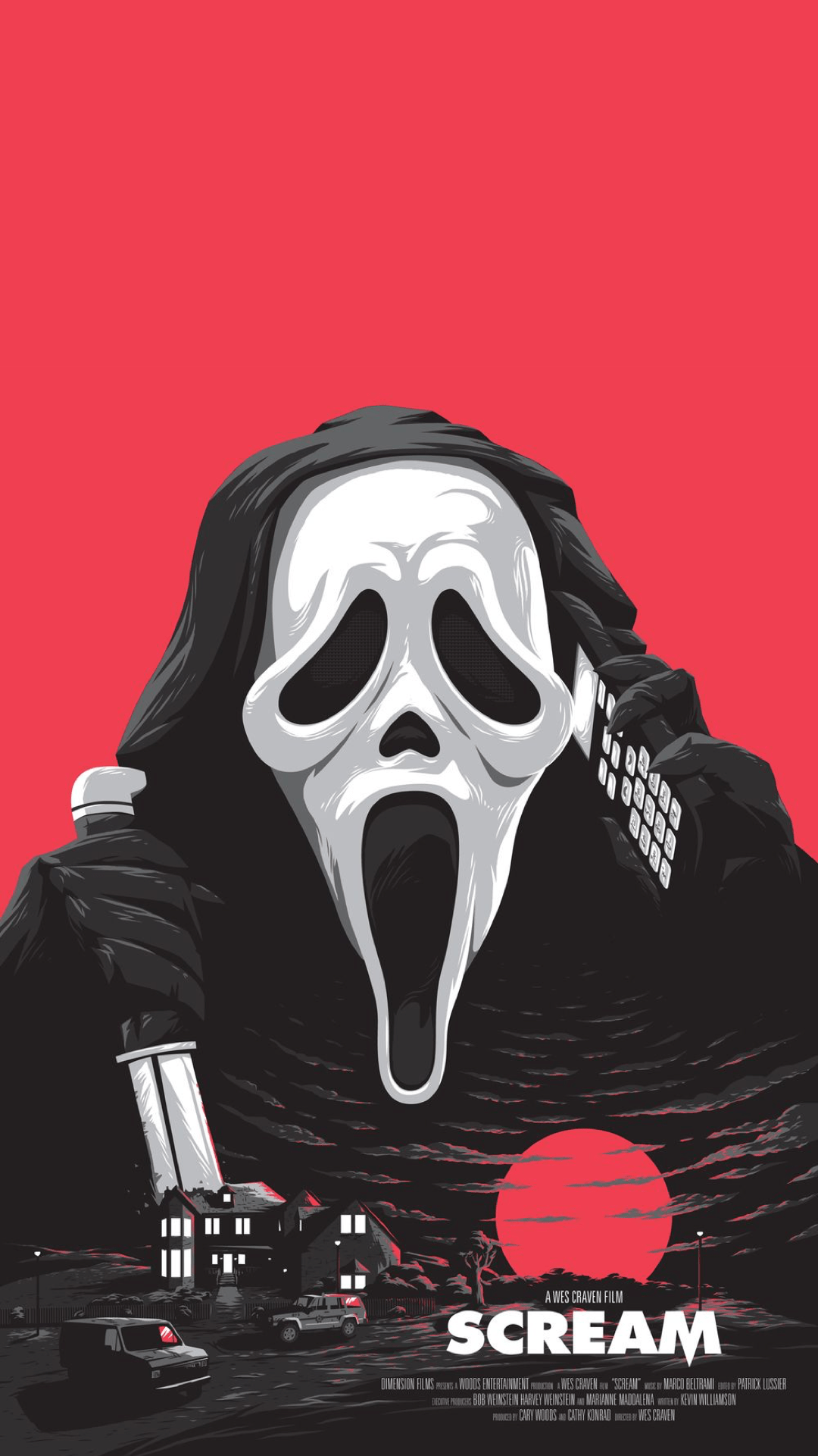 Background Ghostface Wallpaper